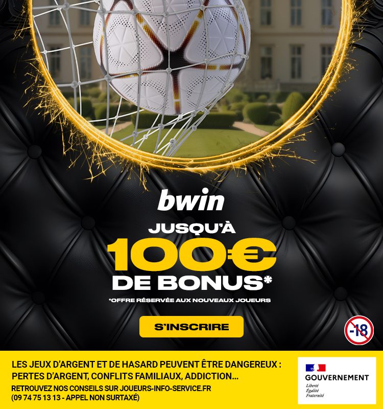 banniere bonus bwin 100 euros offerts - le bon parieur