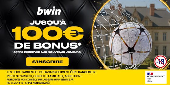 banniere bwin 100 euros offerts - le bon parieur