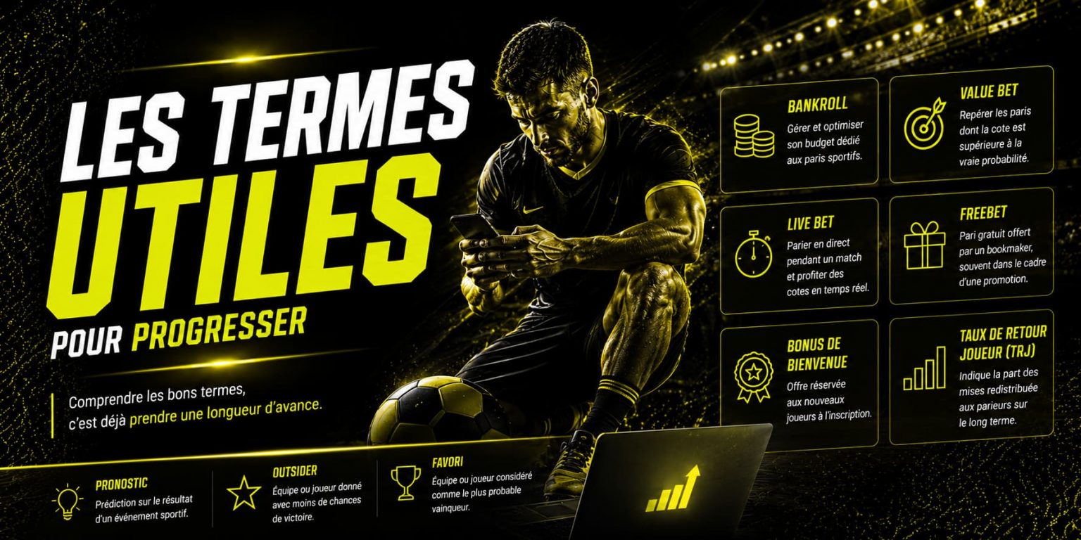 les termes à connaître pour parier et réussir ses paris sportifs - le bon parieur